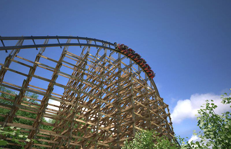 Dolly Announces, Lightning Rod, World’s Fastest Wood Roller Coaster