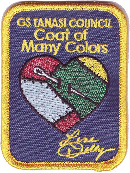 Girl Scouts "Coat of Many Colors" Patch