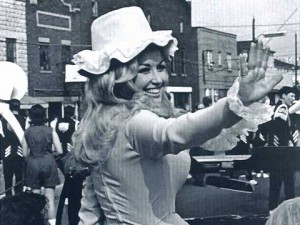 Dolly Parton in the 'Dolly Parade' in her hometown of Sevierville, TN