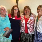 Mary Leslie Dotson, Christy Crouse, Karyn Davis, Sherry French at Homecomin' 2015