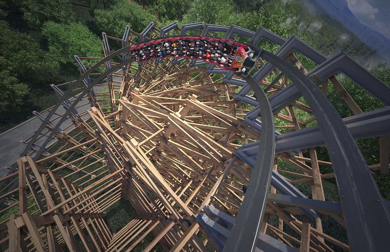 Dolly Announces, Lightning Rod, World's Fastest Wood Roller Coaster