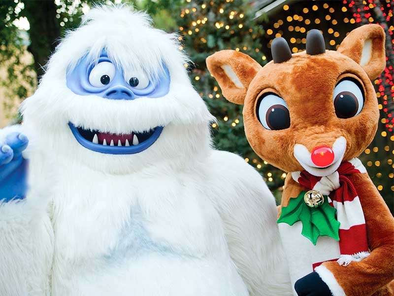 Rudolph and Friends at Holly Jolly Junction in Dollywood