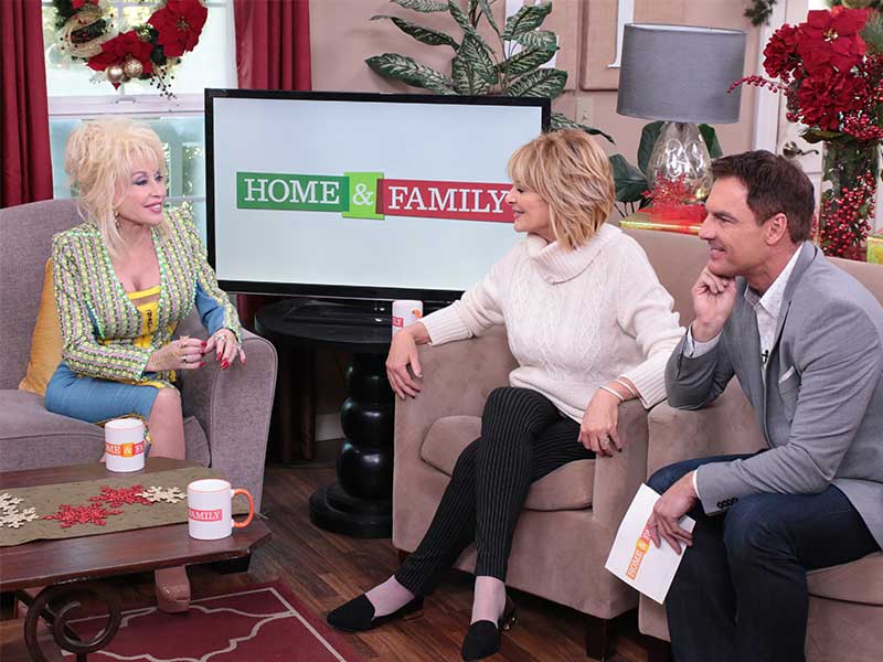 Dolly Parton on Hallmark Channel’s “Home & Family”
