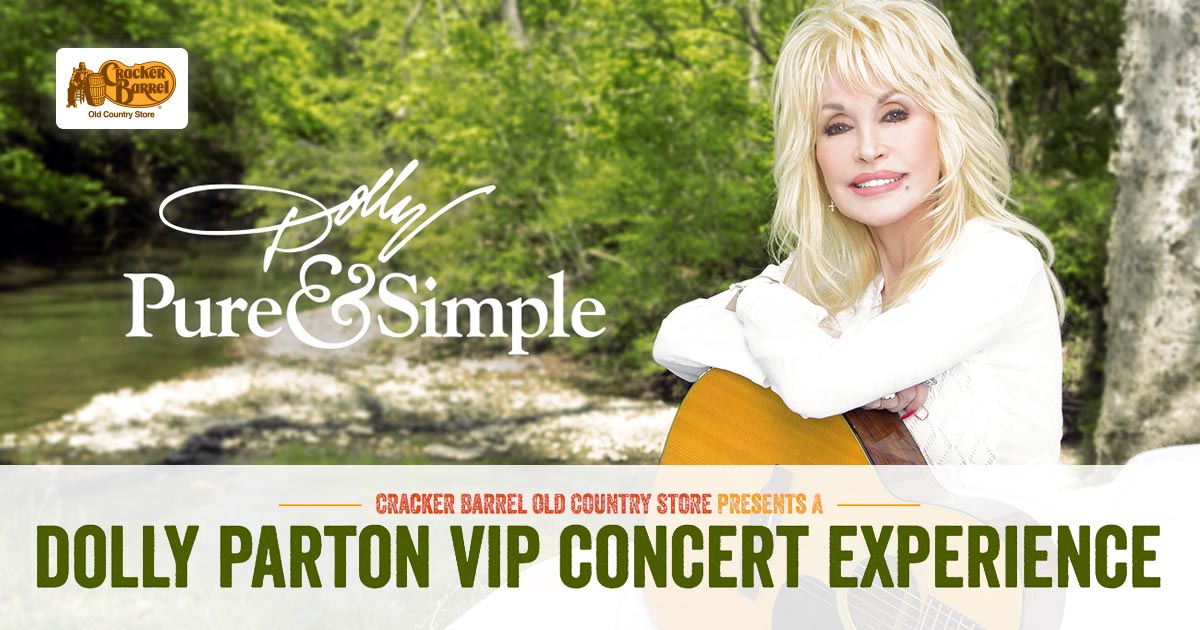 Dolly Parton VIP Concert Experience From Cracker Barrel