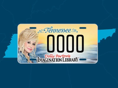 Dolly Parton License Plate Benefits Imagination Library