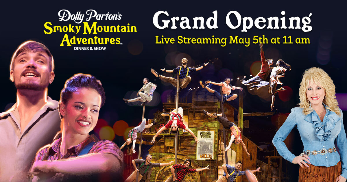 Grand Opening Event At Dolly Parton's Smoky Mountain Adventures