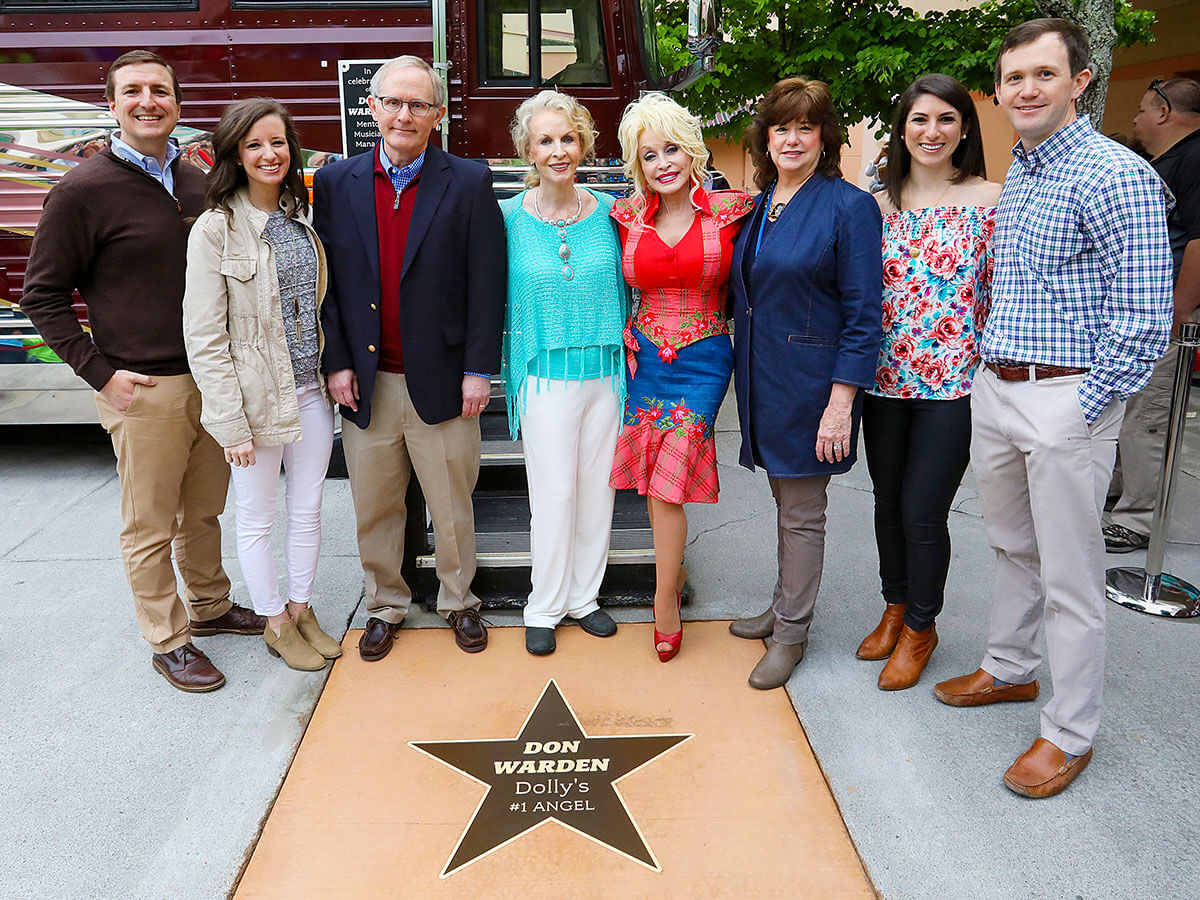 Dolly Parton Honors Don Warden and his Family at Dollywood