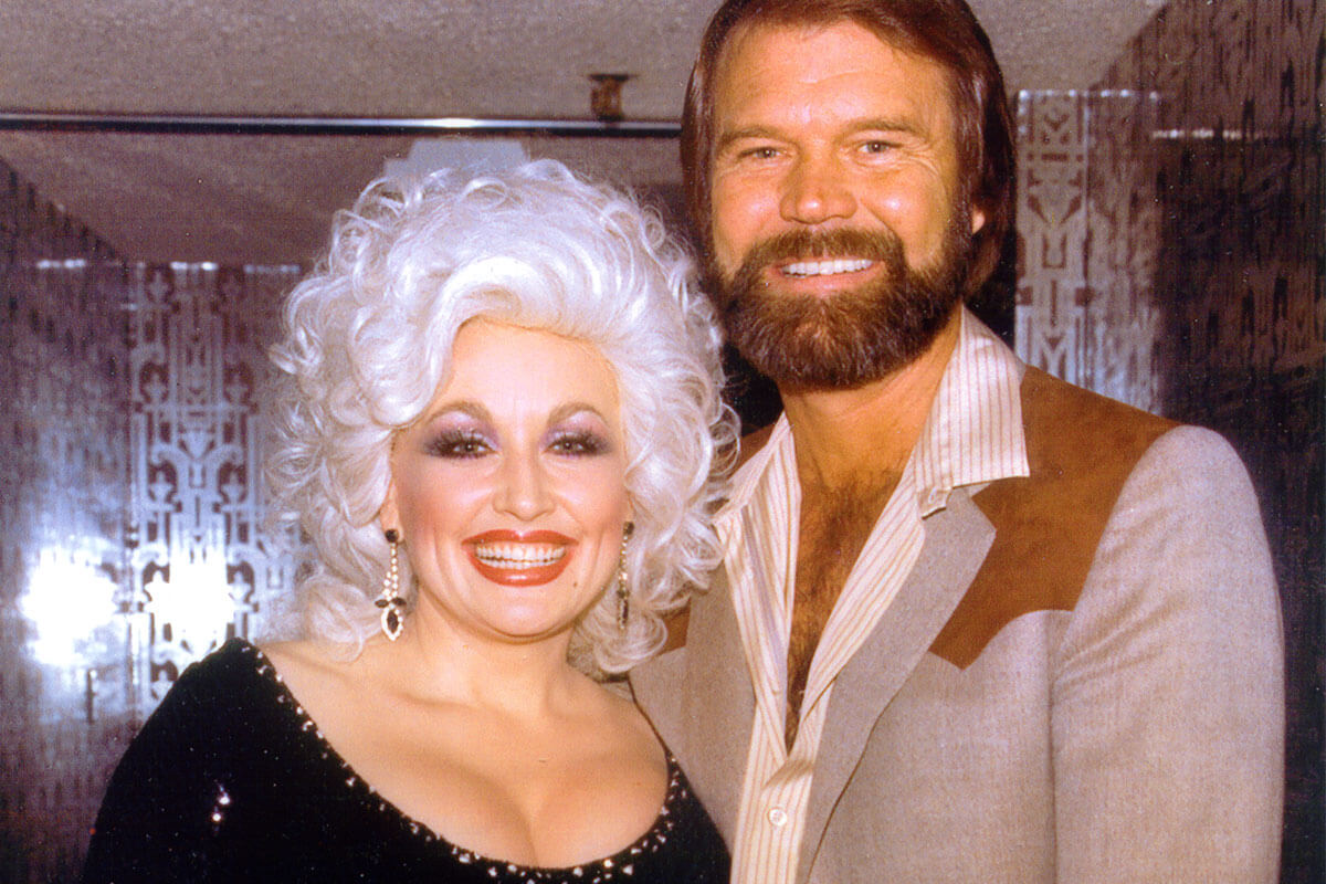 Dolly Parton and Glen Campbell circa 1987