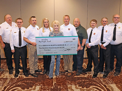 Fire Departments Receive $200,000 From Dolly Parton’s My People Fund