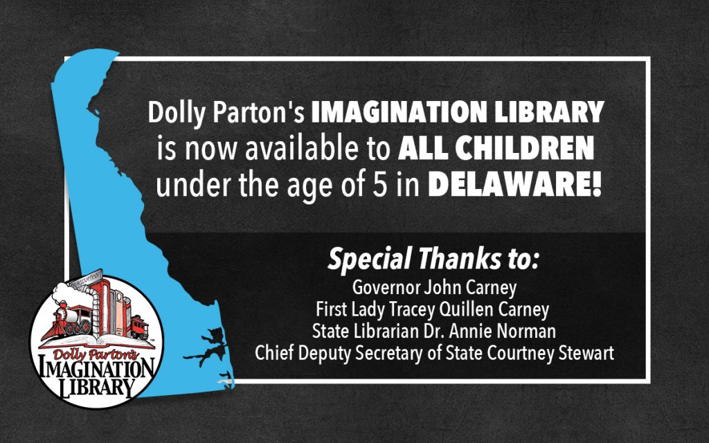 Dolly Parton's Imagination Library Goes Statewide In Delaware