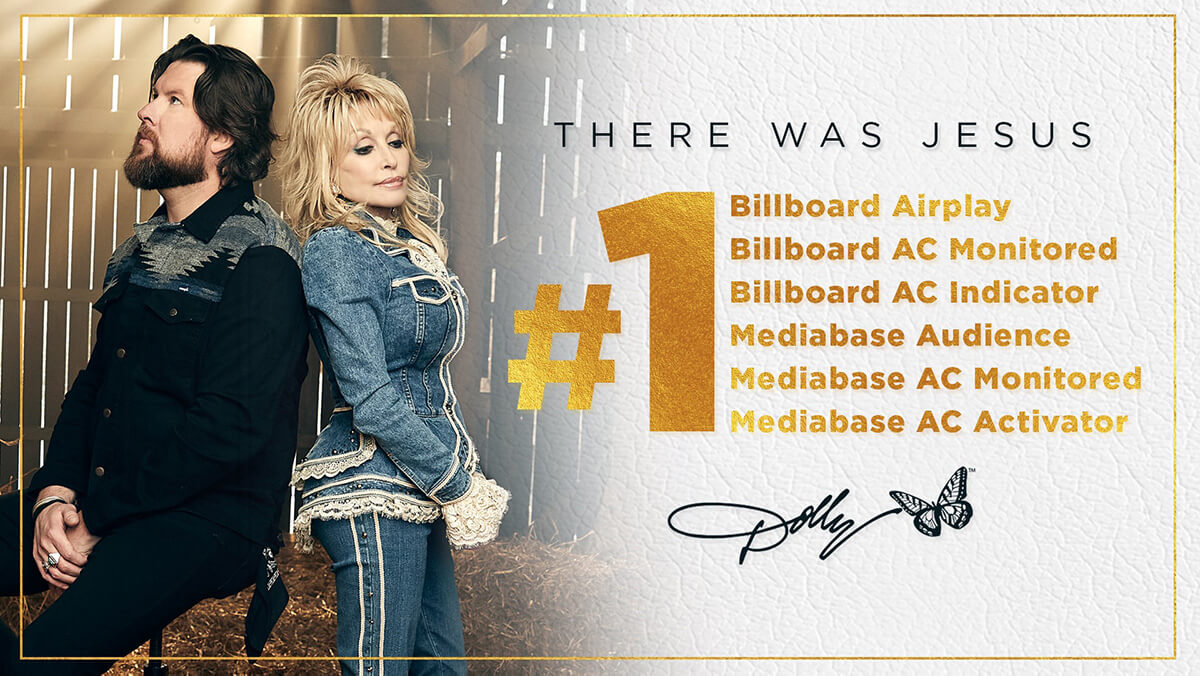 "There Was Jesus" By Zach Williams And Dolly Parton No. 1 On Billboard