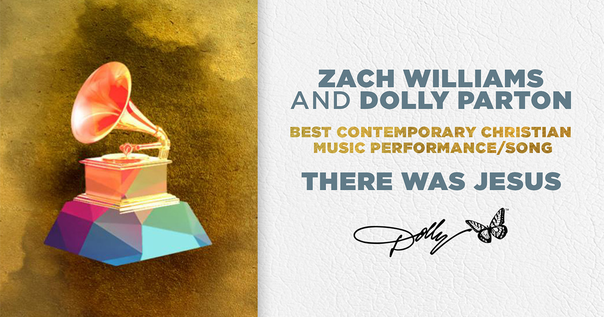 Dolly Parton & Zach Williams - Grammy Win - Best Contemporary Christian Music Performance