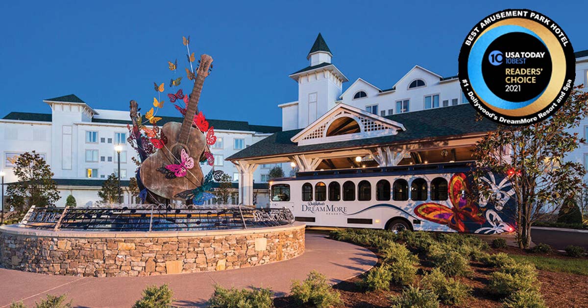 Dollywood’s DreamMore Resort and Spa Voted Runner-Up for Best Family Resort