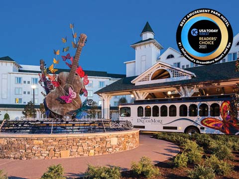 Dollywood’s DreamMore Resort and Spa Voted Runner-Up for Best Family Resort