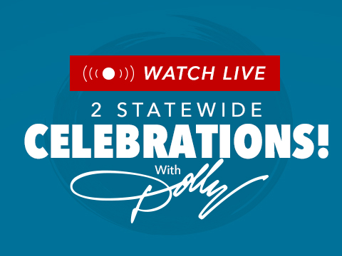 Dolly Parton Celebrates the Success of the Imagination Library in Delaware and Arkansas with Two Livestream Broadcasts on May 5