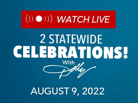 Dolly Parton Celebrates the Success of the Imagination Library in Ohio and West Virginia with Two Livestream Broadcasts on Aug. 9