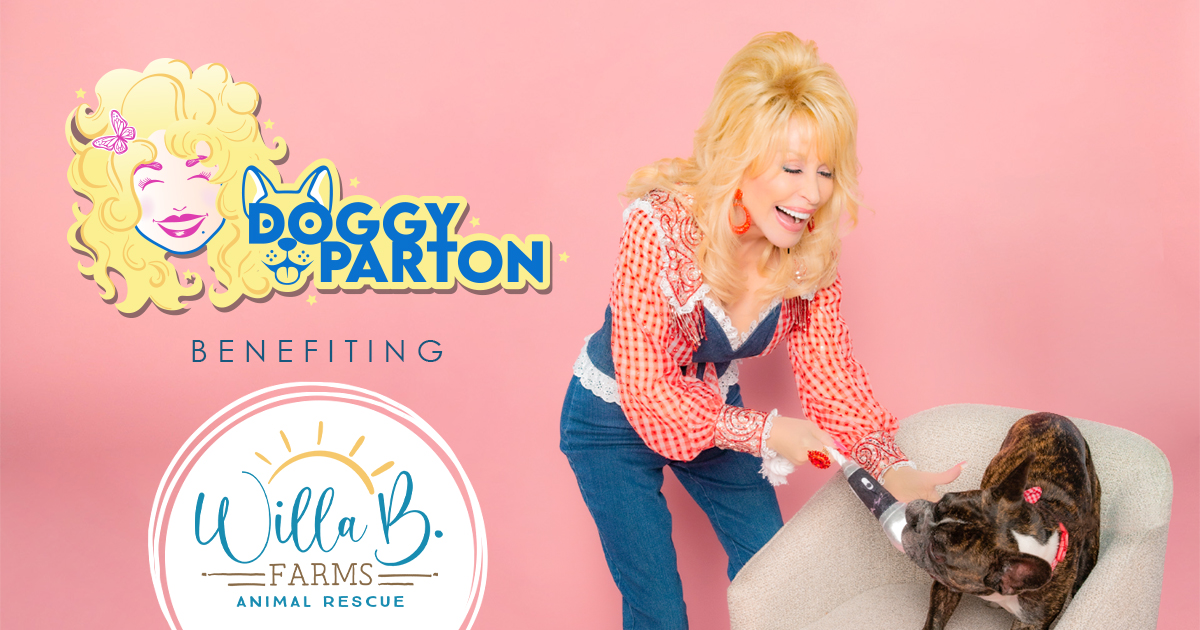 Dolly Parton Launches New Pet Product Line, "Doggy Parton"