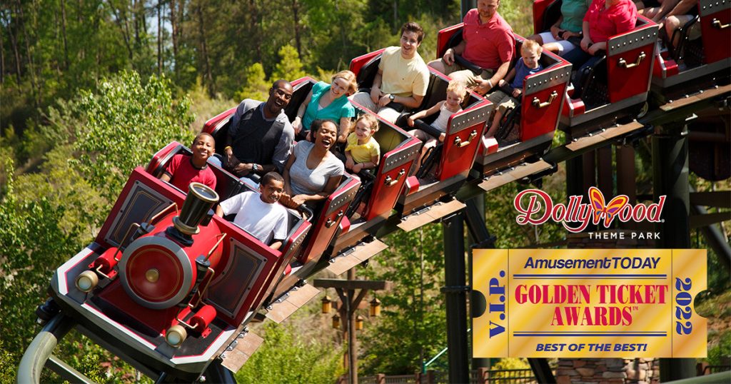 Dollywood Theme Park Earns Three Golden Ticket Awards