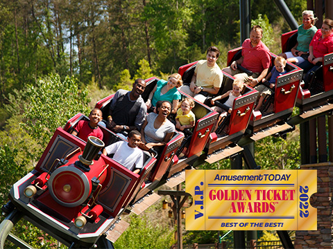 Dollywood Theme Park Earns Three Golden Ticket Awards