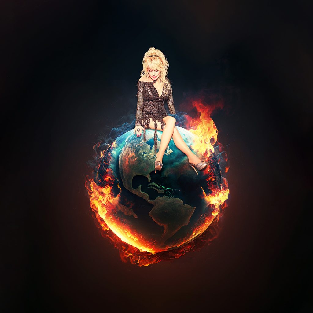 "World on Fire," the lead track off Dolly Parton's first Rock album "Rockstar"