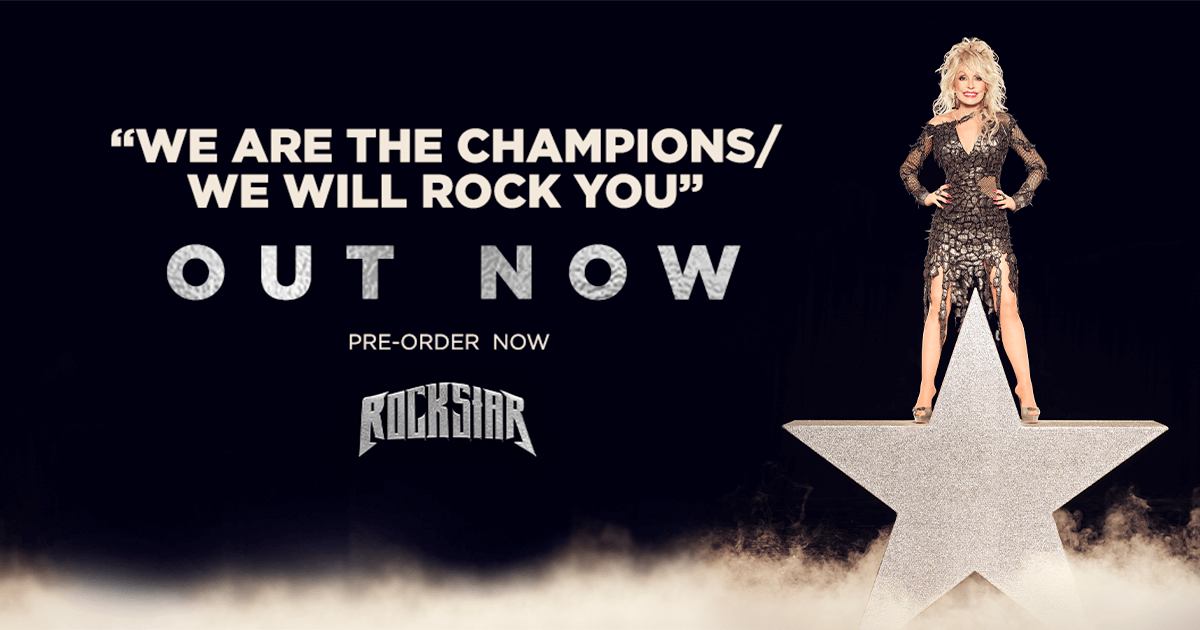 Dolly Parton Releases New Single “We Are The Champions/We Will Rock You”