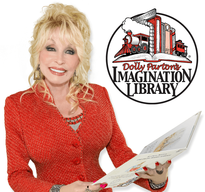 Dolly Parton holding Peter Rabbit