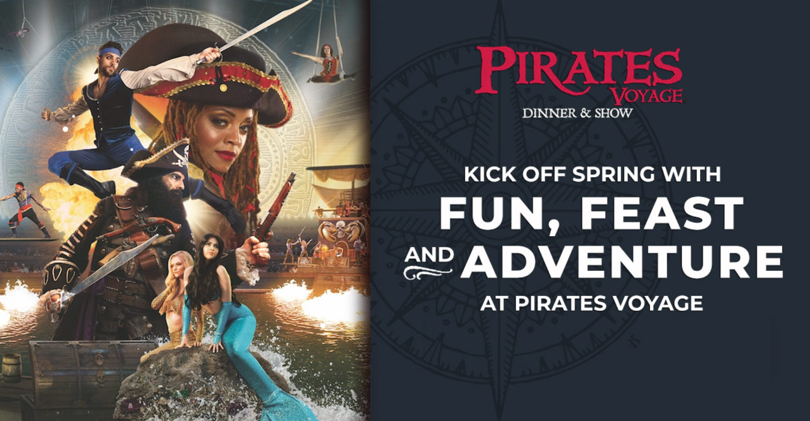 Pirates Voyage Dinner and Show Spring 2024