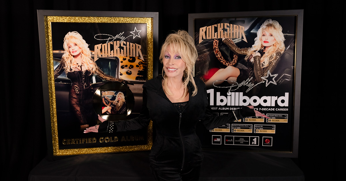 Dolly Parton's ROCKSTAR album earns RIAA Gold Certification
