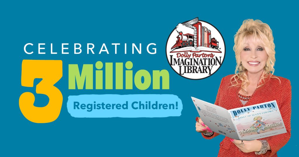 Imagination Library Celebrates 3 Million Registered Children