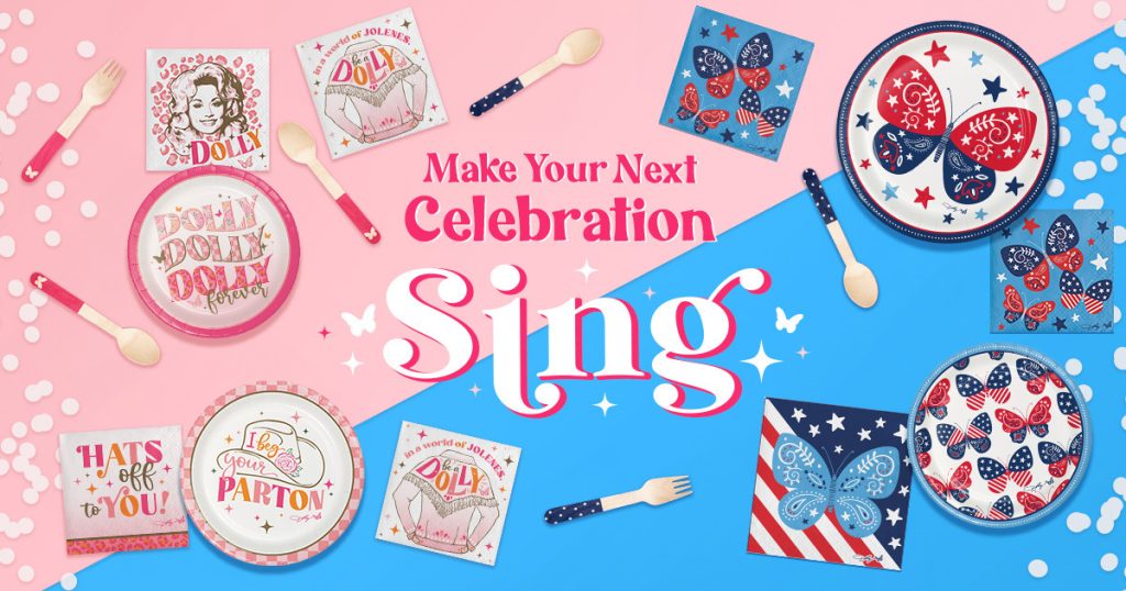 Celebrate With Dolly Partyware